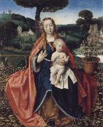 Jan provoost THe Virgin and Child in a Landscape painting